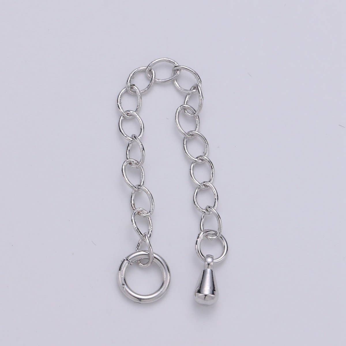24K Gold Filled Chain Extender Gold / Silver For DIY Jewelry Making Chain Extender  L-125~L-128