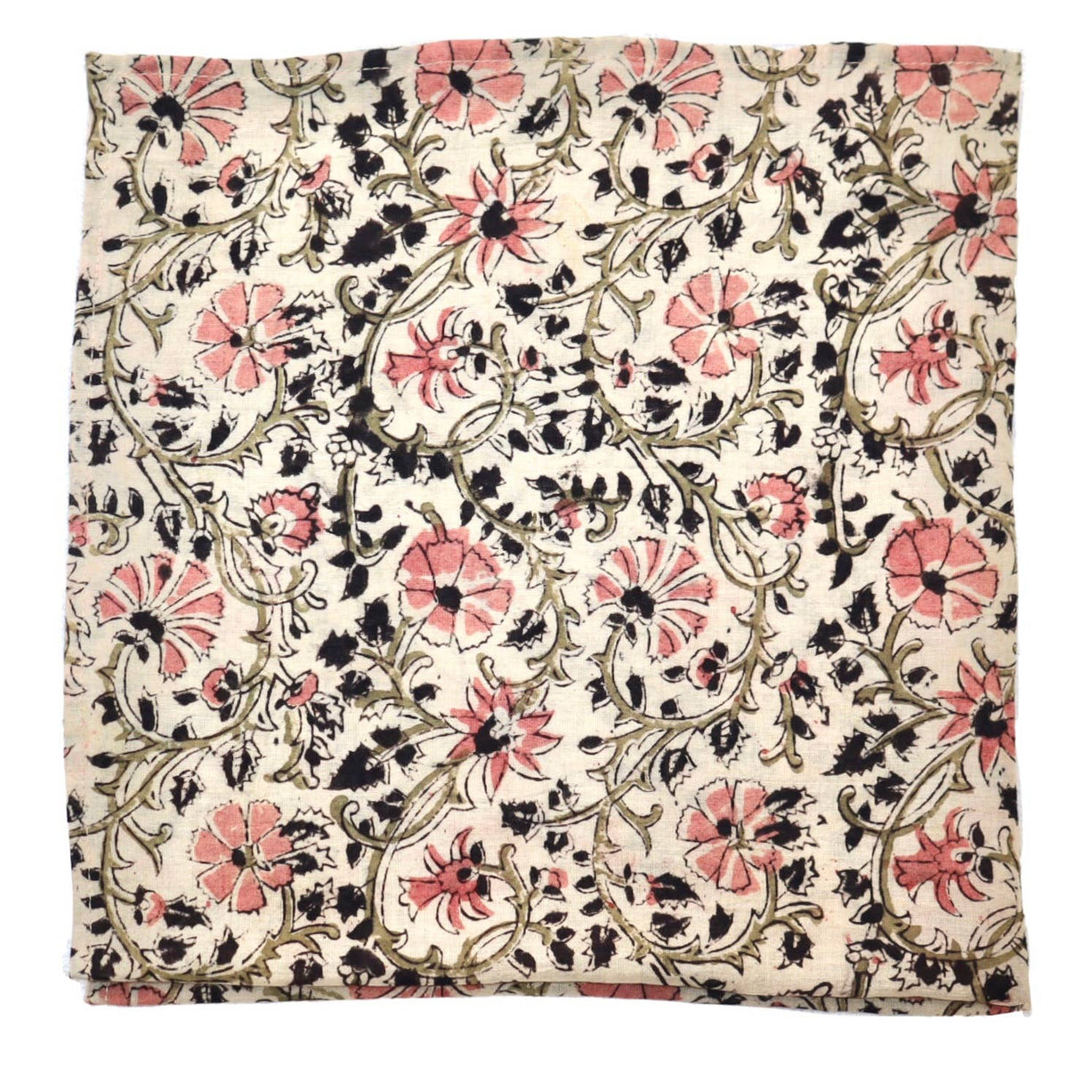 Blossom Breeze - Kalamkari Cotton Bandana (KK1500)