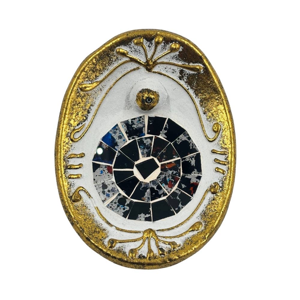 Incense Stick Burner  - Mosaic Oval