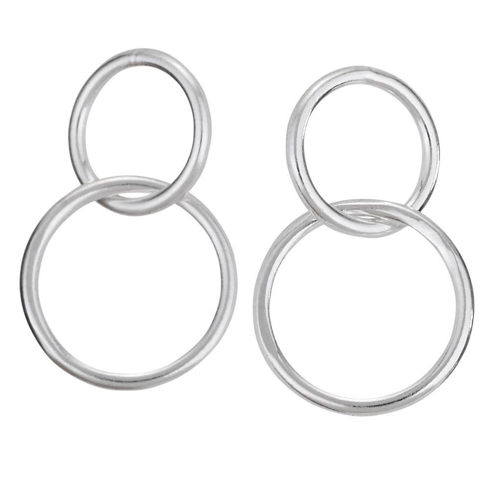 Linked Up Sterling Silver Earring