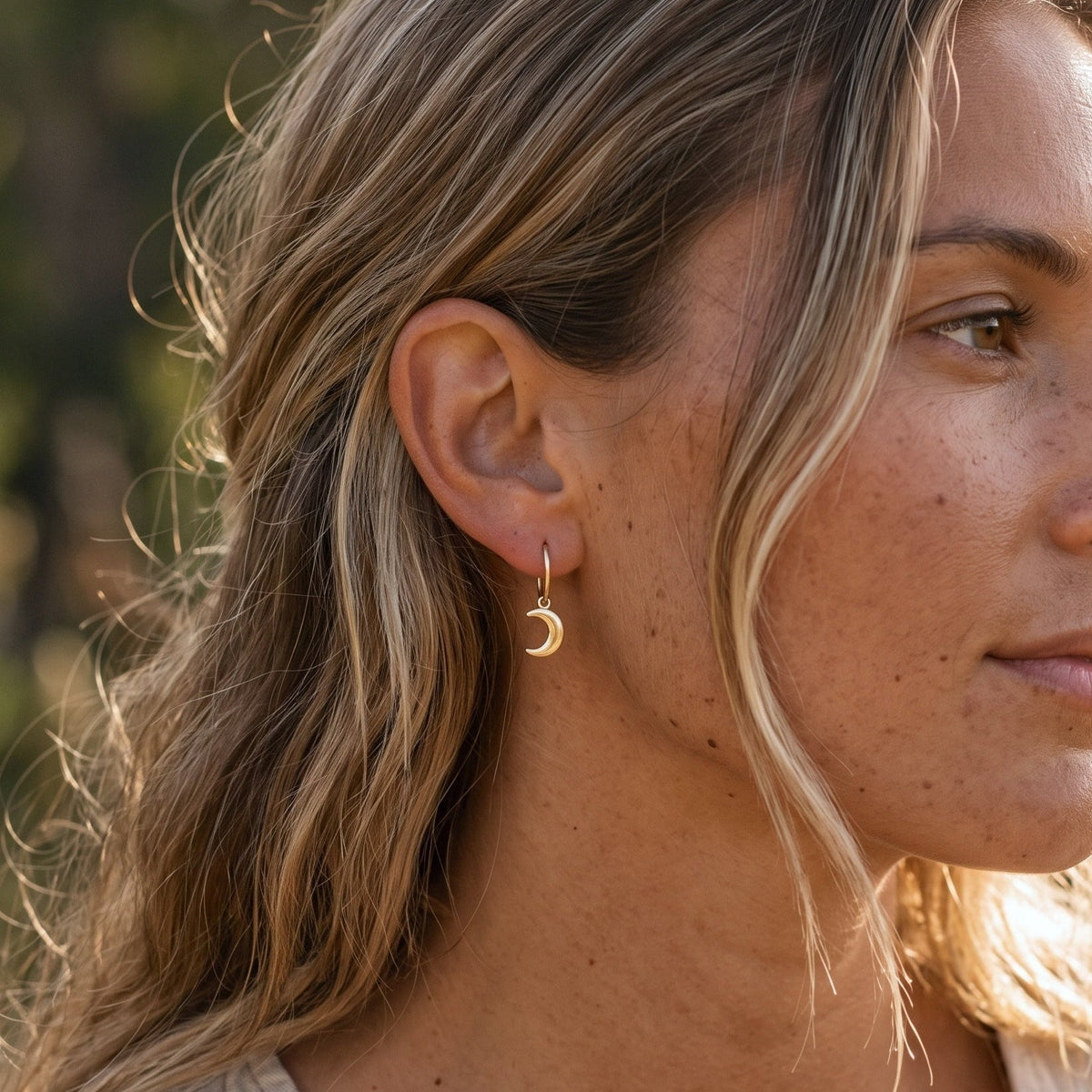 Twilight Hoop Earrings - Gold