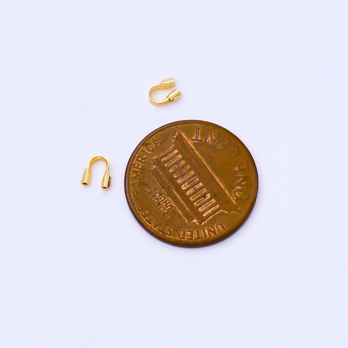 24K Gold Filled 5mm Minimalist Wire Guard Findings Set | Z1035