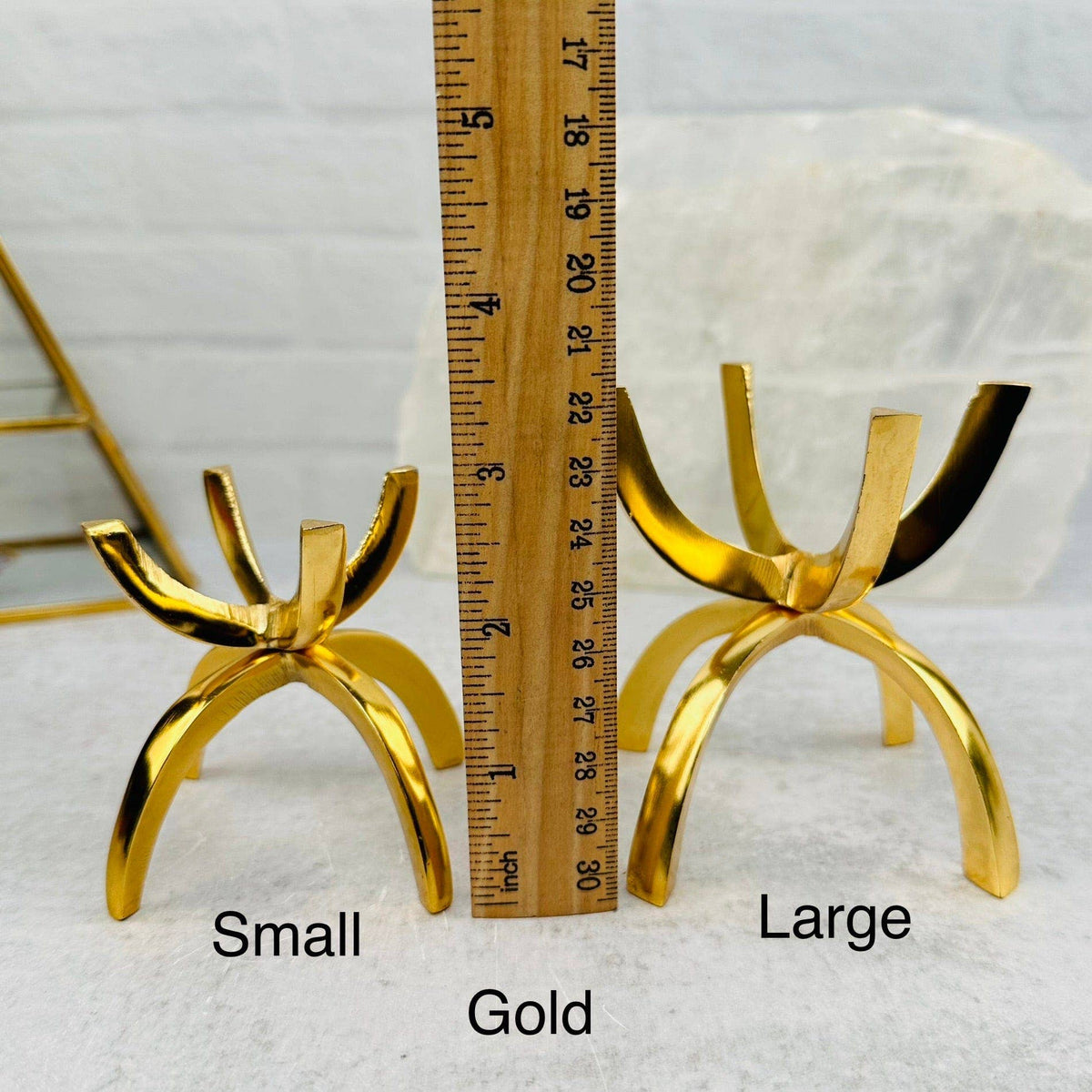 Metal Claw Stand - Sphere Holder - Holds other Crystals