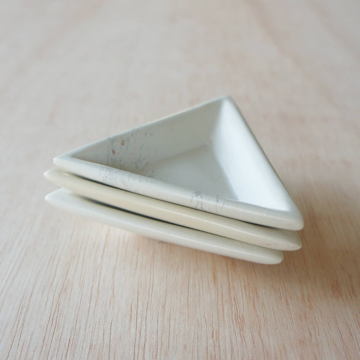 Hand Carved Triangle Dish, Kenya