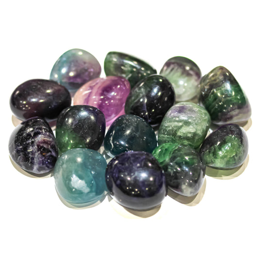Rainbow Fluorite Tumbled 30-45mm 1KG