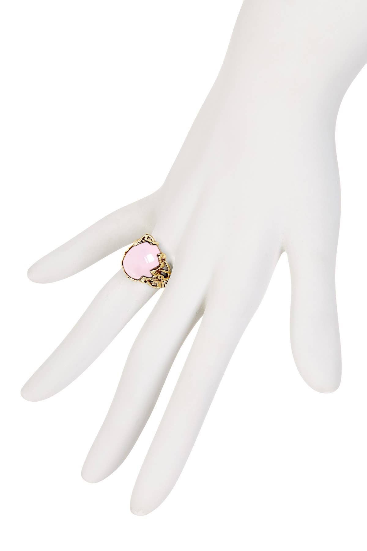 Rose Quartz Garden  Ring In - GF