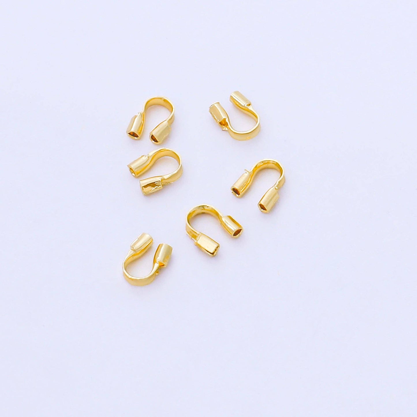 24K Gold Filled 5mm Minimalist Wire Guard Findings Set | Z1035