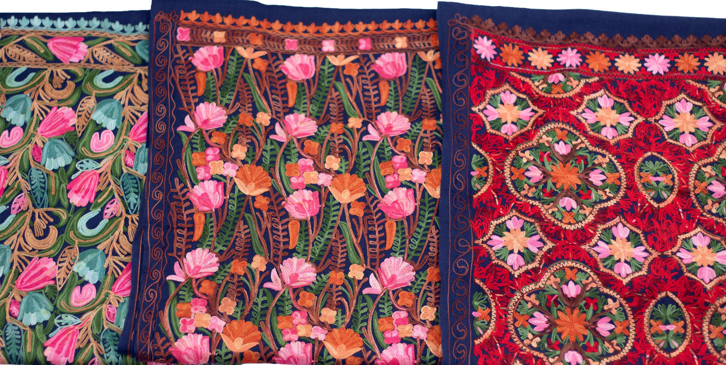 Handwoven Embroidery Shawl