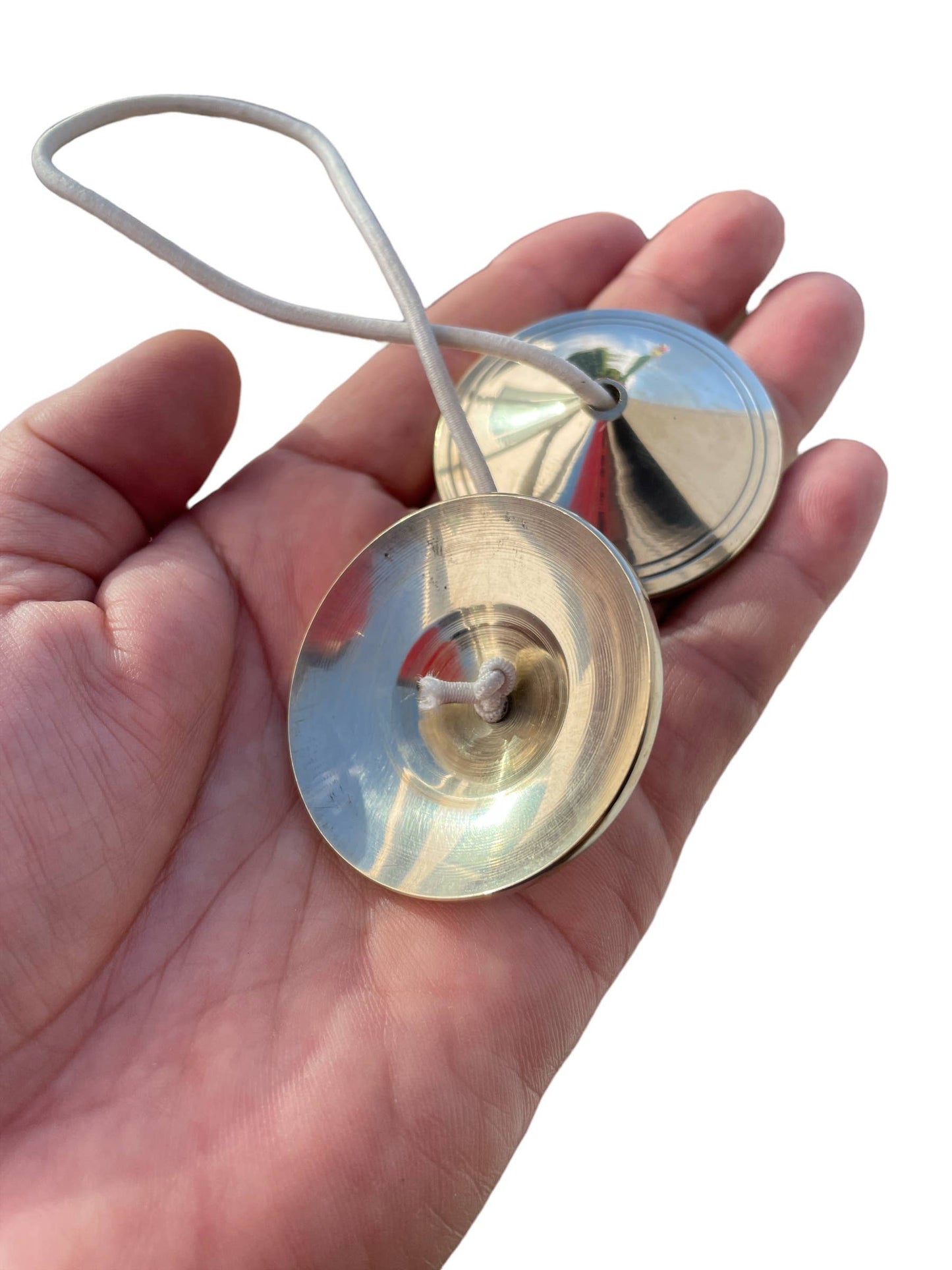 The smallest or Mini Tingsha, produces loud and clear sound