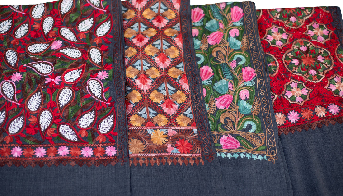 Handwoven Embroidery Shawl