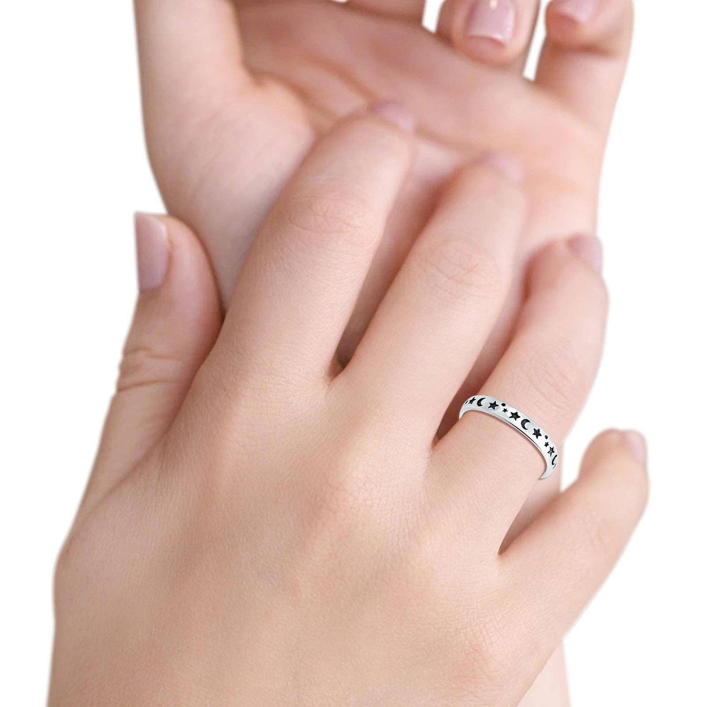 Stars And Moon Ring