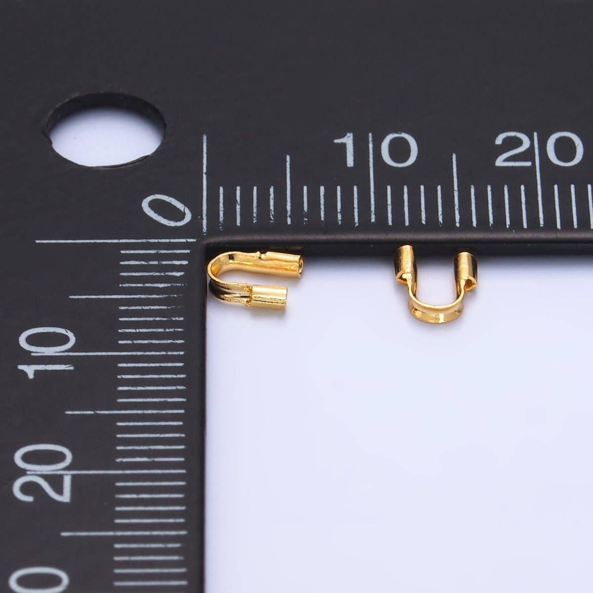 24K Gold Filled 5mm Minimalist Wire Guard Findings Set | Z1035