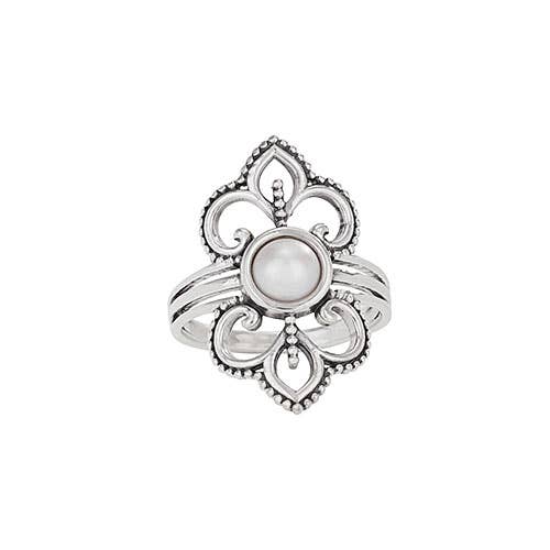 Going Gatsby Sterling Silver Pearl Ring