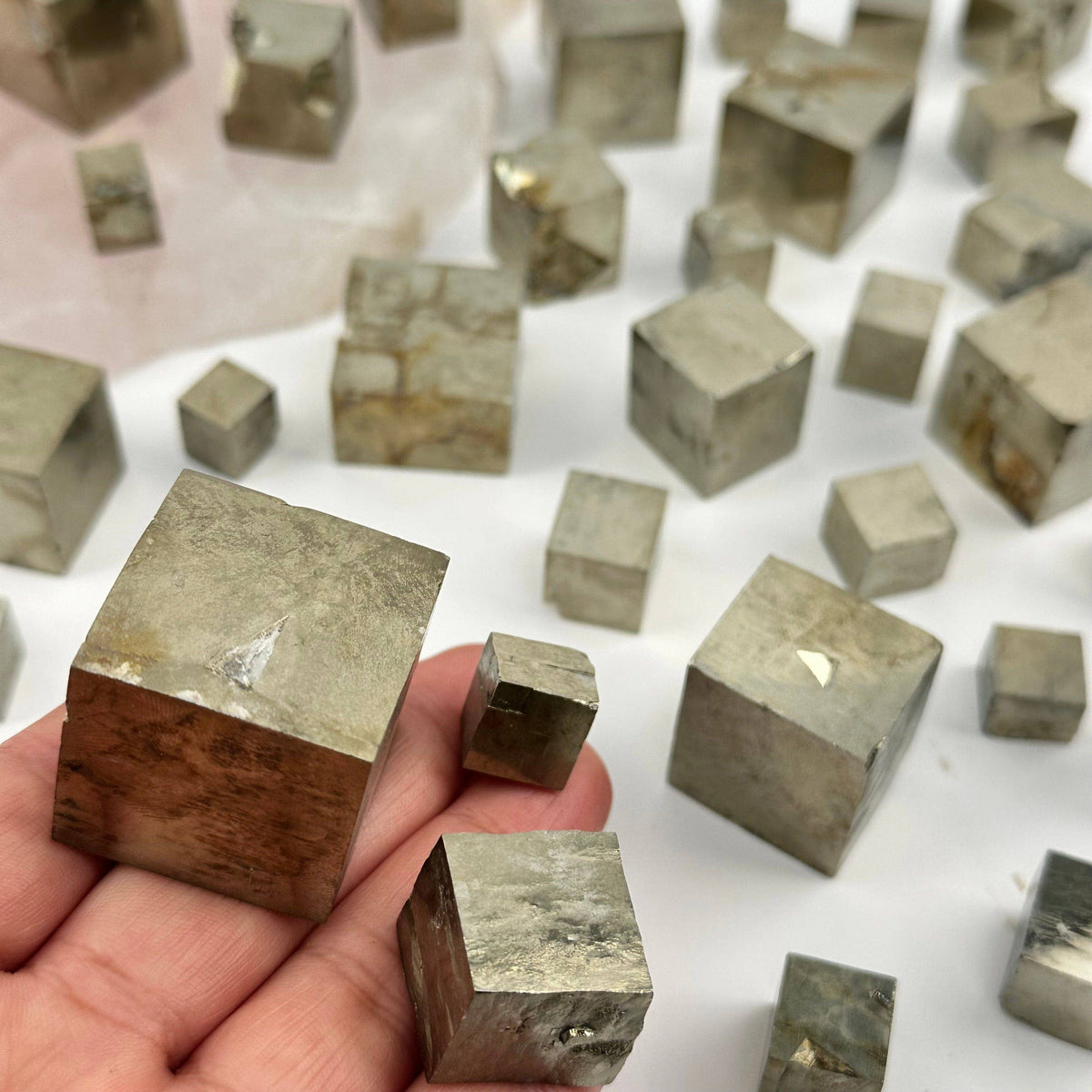 Pyrite Crystal Cubes - By Weight -