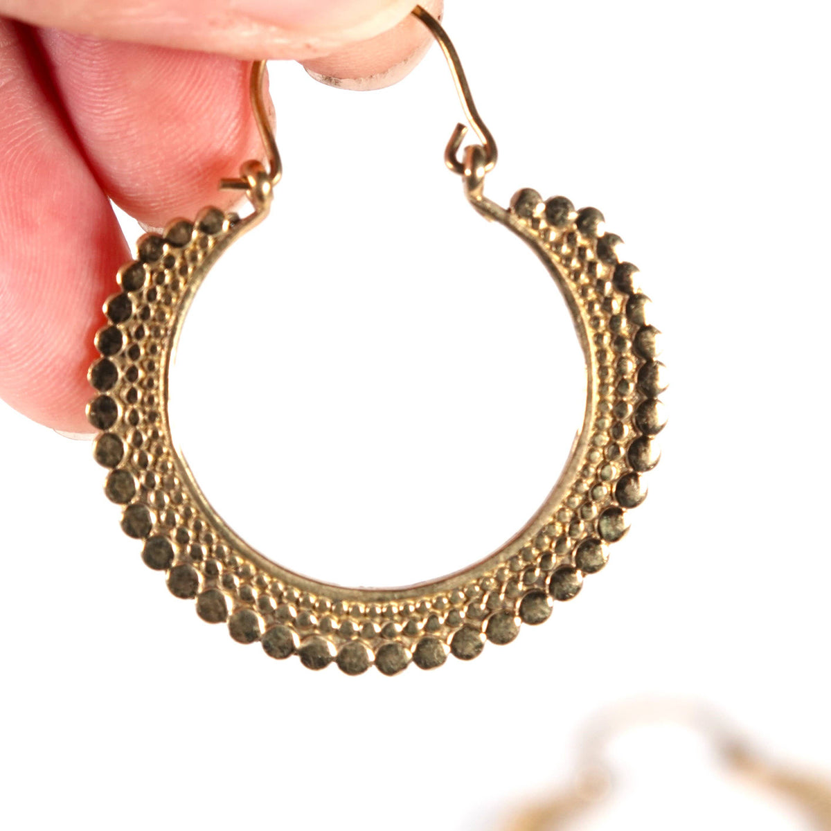 Triangular sun Dangle Earrings of Golden and Silver Color