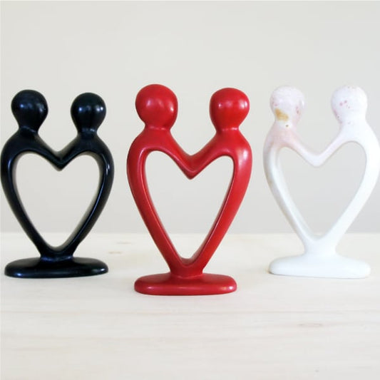 Heart Couples, Kenya, Hand Carved