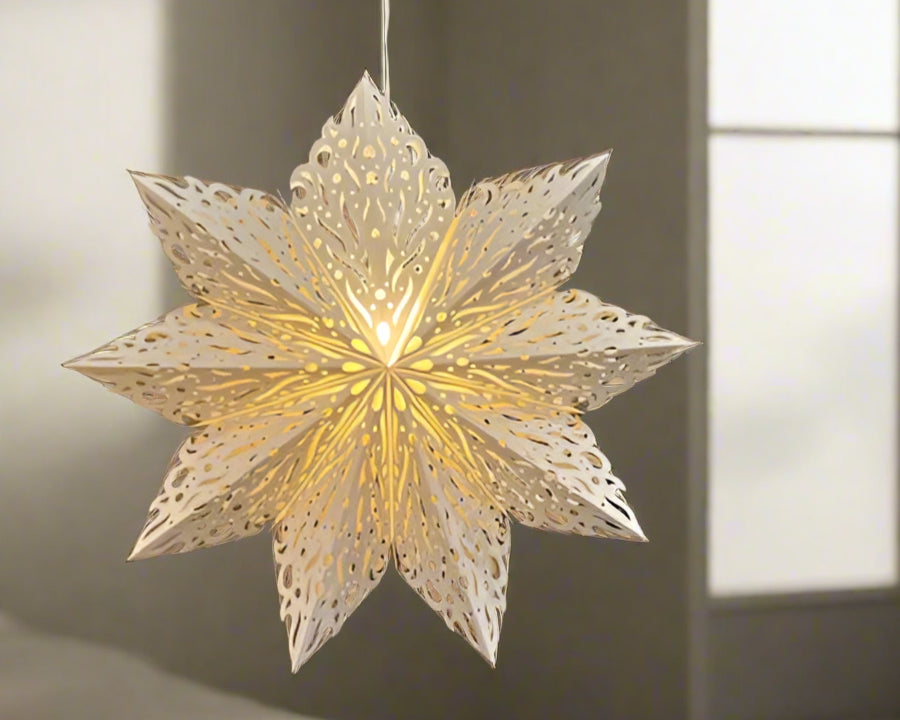 Snowflake Lantern (Flames)