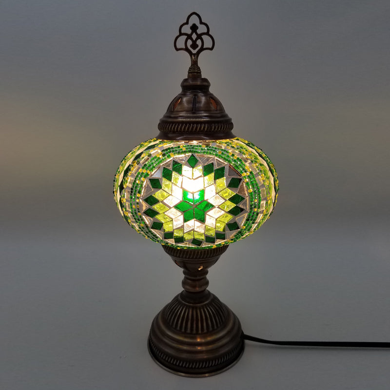 Hand Made Green Star Lamp