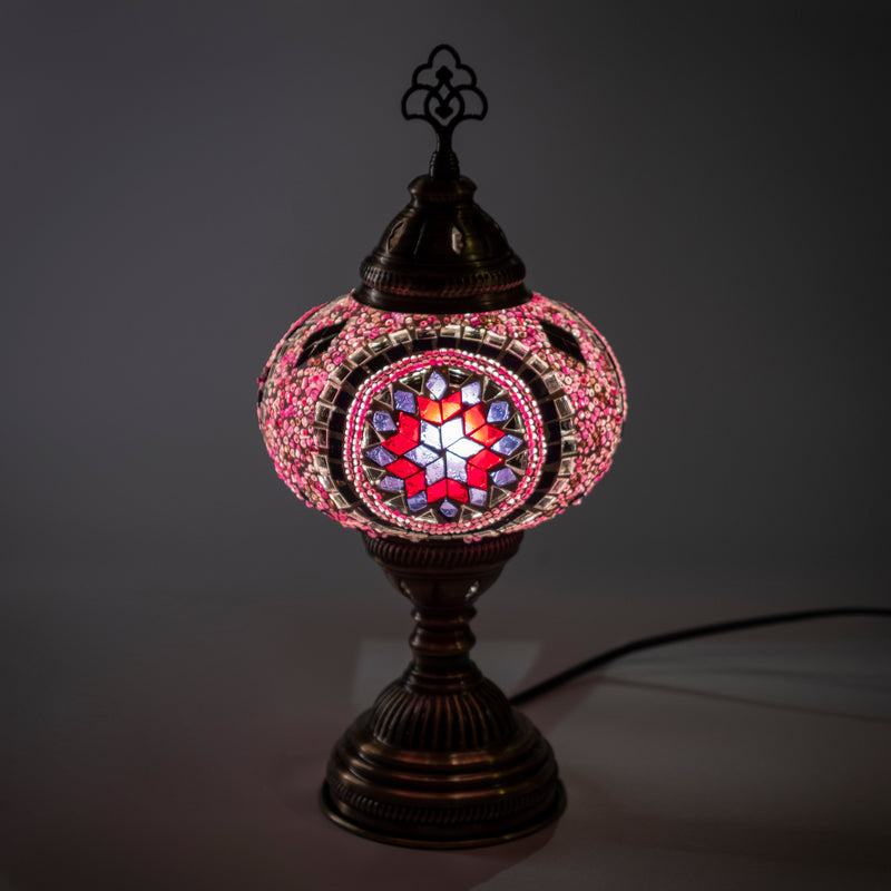 Hand Made Pink Star Lamp