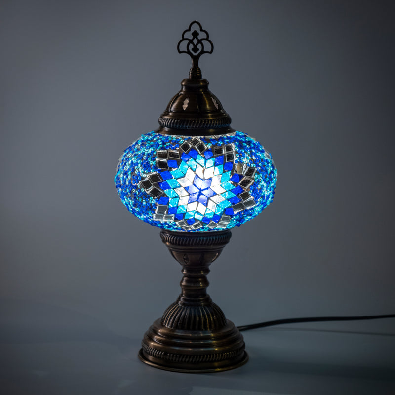 Hand Made Royal Blue Star Lamp