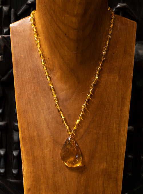 Amber Beads Medium Drop - Option 1