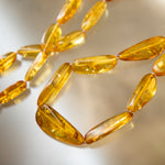 Amber Long Bead Strand
