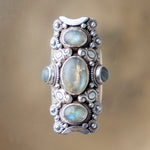 Labradorite Triple Ring