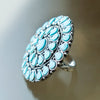 Turquoise Flower Ring