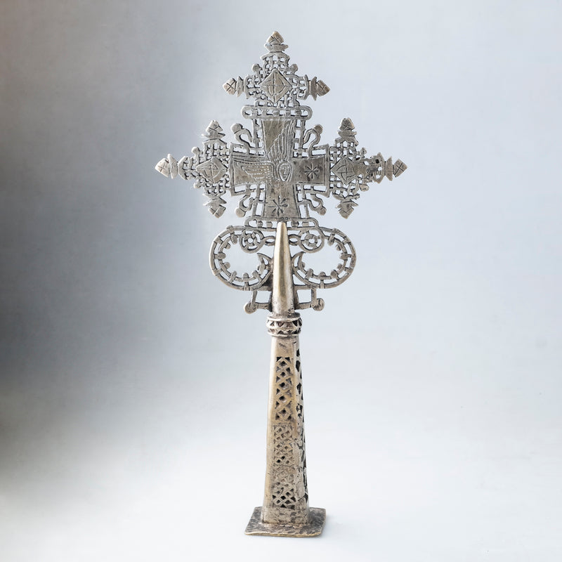 Metal Processional Cross