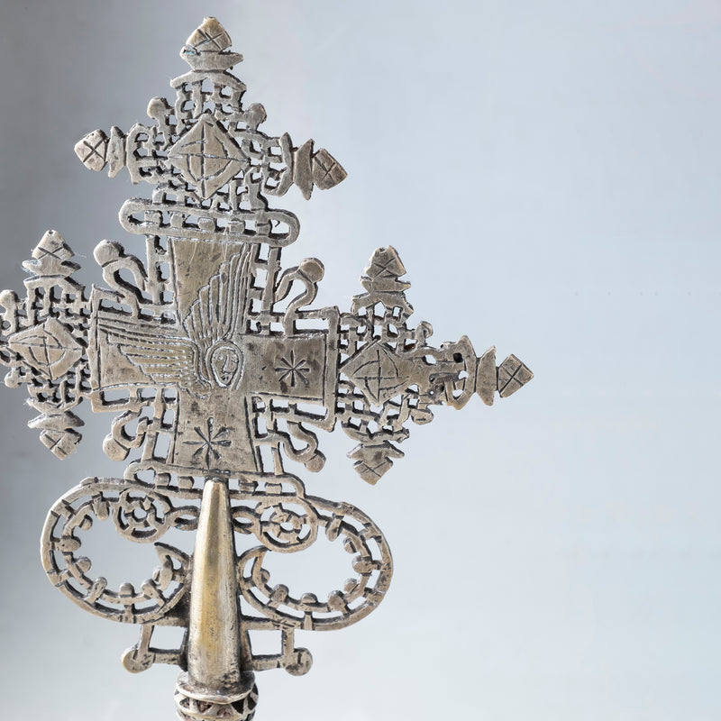 Metal Processional Cross