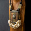Medium Brass Box Cowrie Shell Necklace