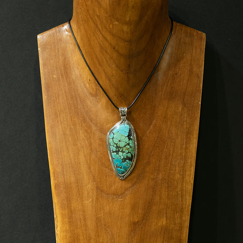 Tibetan Turquoise Freeform Pendant