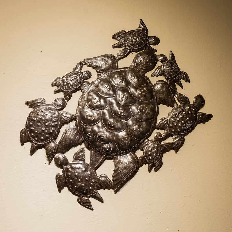 Turtle Flotilla Oil Drum Art