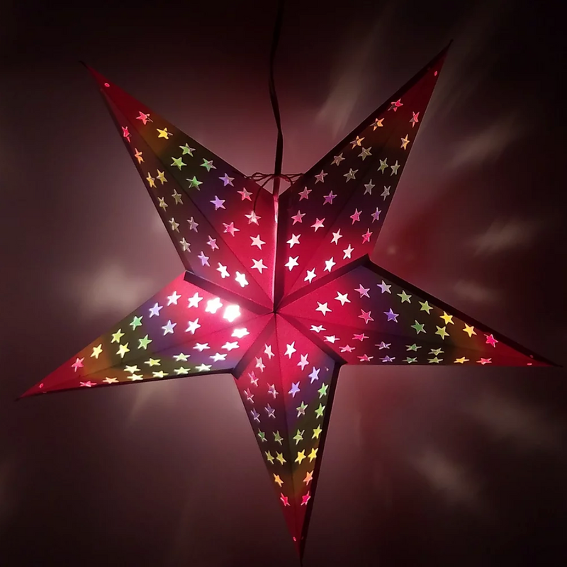 Star Lantern in White Rainbow