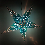 Star Lantern in Teal Wave