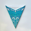 Star Lantern in Teal Wave